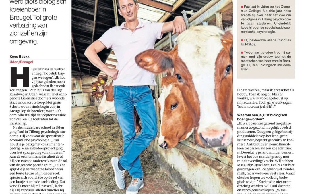 Na jaren studeren word je toch zeker geen boer?