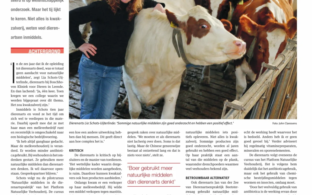 Als dierenarts ben ik gaan omdenken